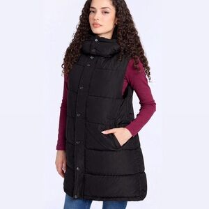 Bluenotes | Long Hooded Puffer Vest